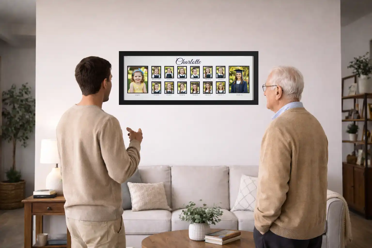 School year photo frame
