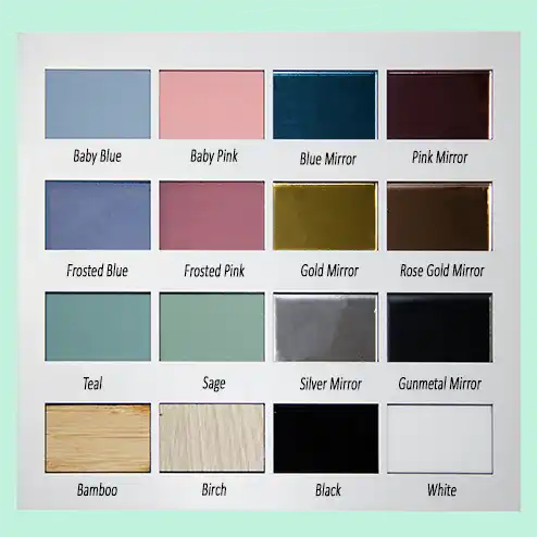 Acrylic Colour Choices, Custome acrylic name sign, 3 Layer name sign, 3 layer acrylic sign