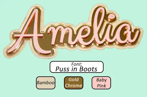 Custome acrylic name sign, 3 Layer name sign, 3 layer acrylic sign