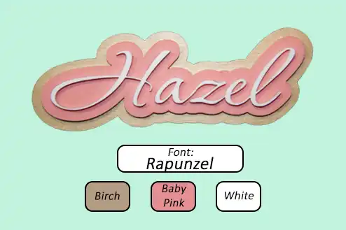 Custome acrylic name sign, 3 Layer name sign, 3 layer acrylic sign