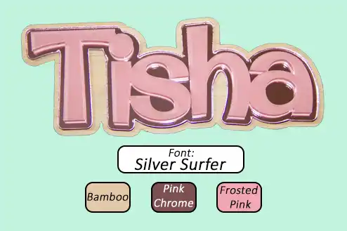 Custome acrylic name sign, 3 Layer name sign, 3 layer acrylic sign