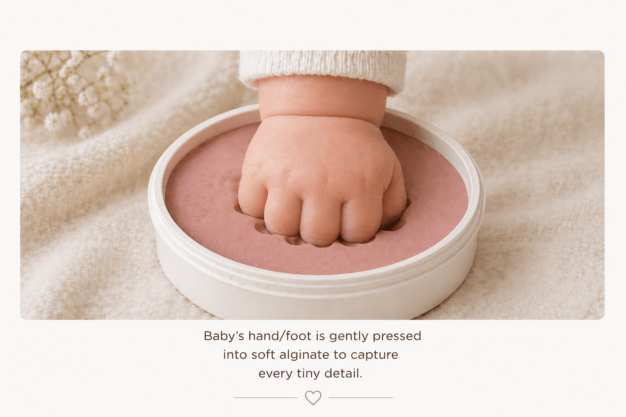 Baby hand casting